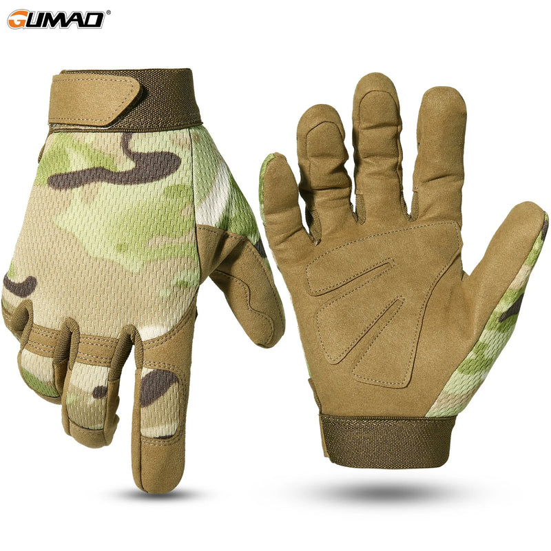 Gants Tactiques Fins et Respirants, Camouflage, Noir ou Vert, S à XL, vue 8