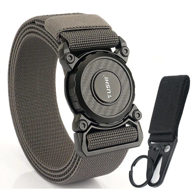 Ceinture Tactique Élastique Nylon, Boucle Rotative en Zinc, 125 cm, vue 16