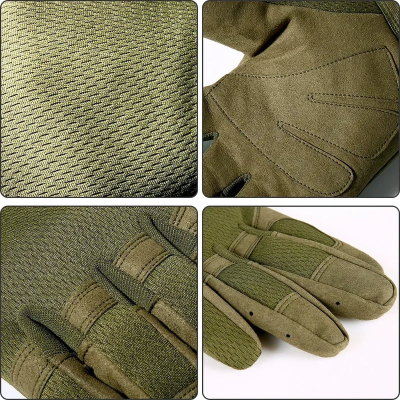 Gants Tactiques Fins Respirants à Paume Renforcée et Orifices d'Aération, 4 Coloris, S à XL, vue 6