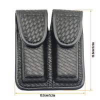 Porte-Chargeur Double pour Pistolet, Finition Tressée ou Nylon, Ceinture de 50 à 58 mm, vue 2