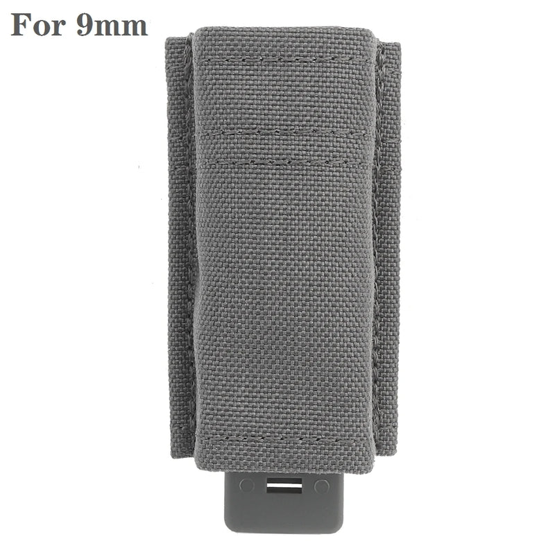 Porte-Chargeur Pistolet Simple 9 mm ou 1911, Nylon, MOLLE et Ceinture, vue 12