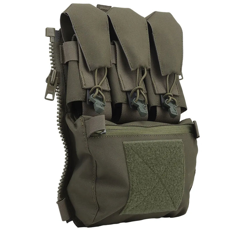 Panneau Dorsal Tactique à Triple Porte-Chargeur et Poche Zippée pour Porte-Plaques, Six Coloris, vue 7