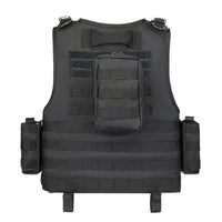 Gilet Tactique MOLLE Oxford 600D Ajustable avec Panneau Écusson, 5 Coloris, vue 2