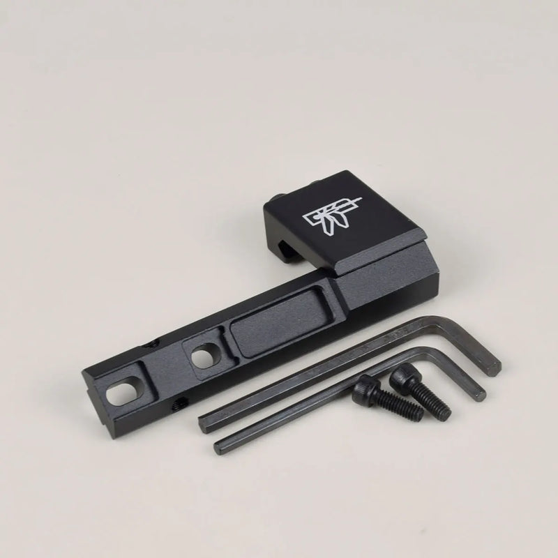 Support de Lampe Tactique Déporté pour Rail Picatinny ou Weaver 20 mm, Noir ou Sable, vue 4