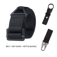 Ceinture Tactique en Nylon à Boucle Métallique, 125 cm, Sangles en Option, vue 11
