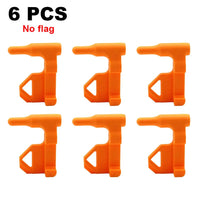 Drapeau de Chambre Vide en Polymère, avec Étiquette Brodée, Orange ou Bordeaux, Lot de 1 à 10, vue 5