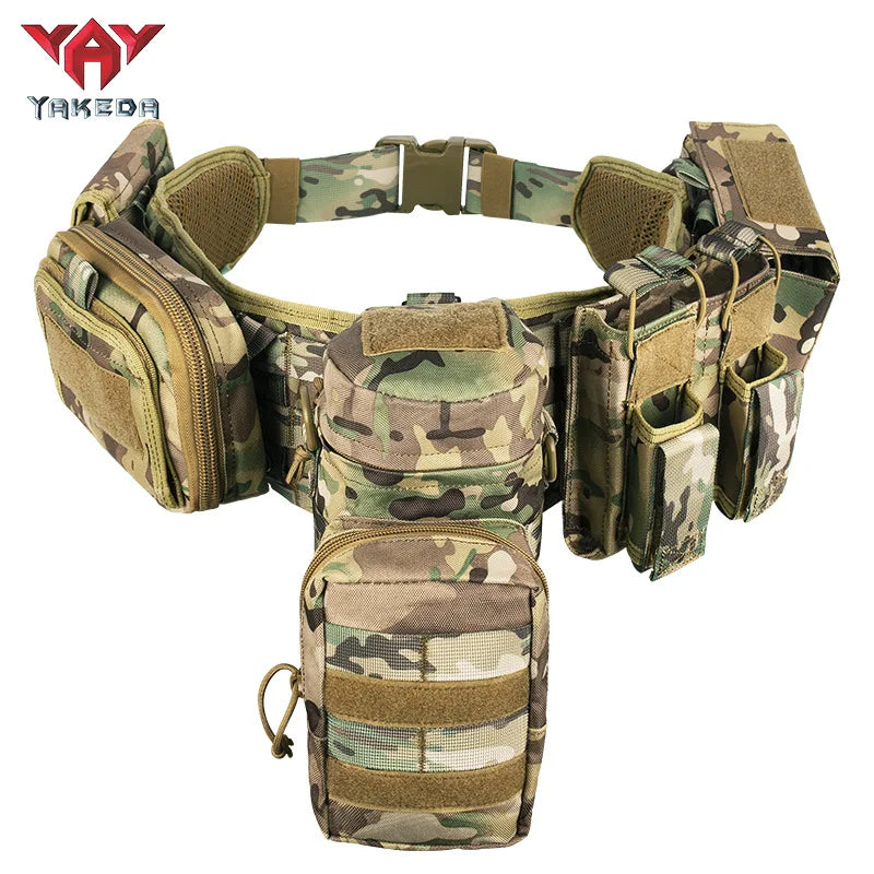 Ceinture Tactique Rembourrée MOLLE avec ou sans Poches, Camouflage ou Unie, vue 3