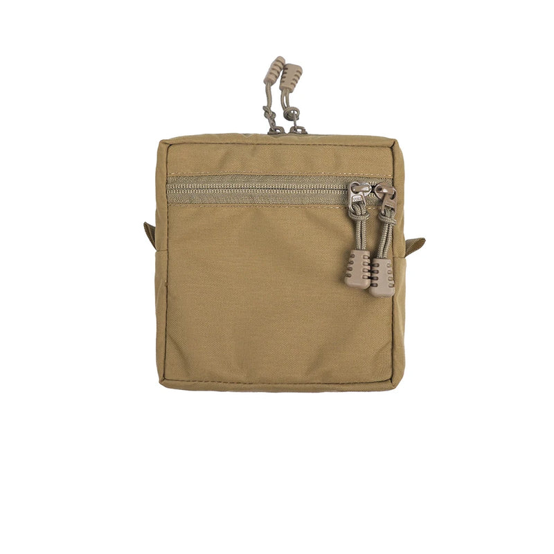 Pochette Utilitaire Plate MOLLE Zippée en Nylon 500D, 14,5 x 13 cm, 6 Coloris, vue 6