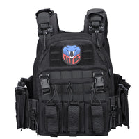 Gilet Tactique Porte-Plaques Nylon 500D à Dégagement Rapide, Ceinture 86-126 cm, vue 9