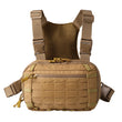 Sacoche Holster de Poitrine Tactique en Nylon 600D, Panneau MOLLE, 28 x 18 cm, 3 Coloris
