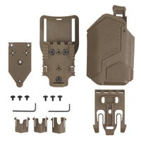 Holster Universel Rigide pour Pistolet Équipé d'une Lampe, Droitier, Verrou de Sécurité, vue 7