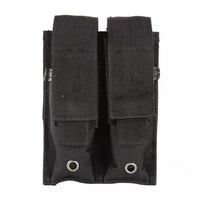 Porte-Chargeur Pistolet Double MOLLE Noir à Rabats Amovibles, 15 x 10 cm, vue 6