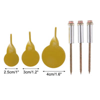 Cible Métallique Spinner en Acier Inoxydable, 3 Plaques de 2,5 à 4 cm, vue 4
