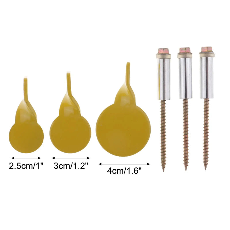 Cible Métallique Spinner en Acier Inoxydable, 3 Plaques de 2,5 à 4 cm, vue 4