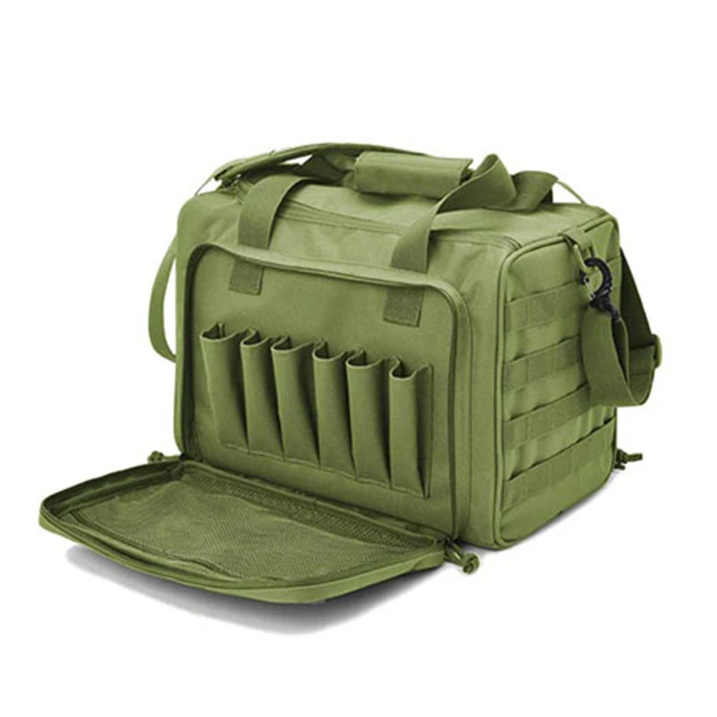 Sac de Tir en Nylon 600D à Cloisons Amovibles et Panneaux MOLLE, 37 x 23 x 27 cm, vue 3