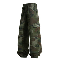 Pantalon Cargo Camouflage Ample pour Homme, Taille Élastique et Poches, 3 Coloris, S à XXXL, vue 4