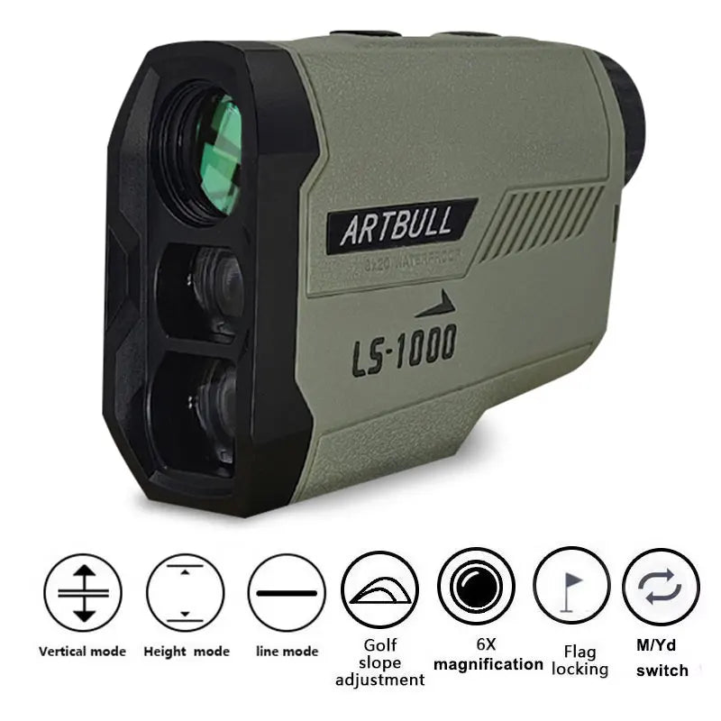 Télémètre Laser de Chasse 6x, 650 ou 1000 m, Compensation de Pente, vue 7