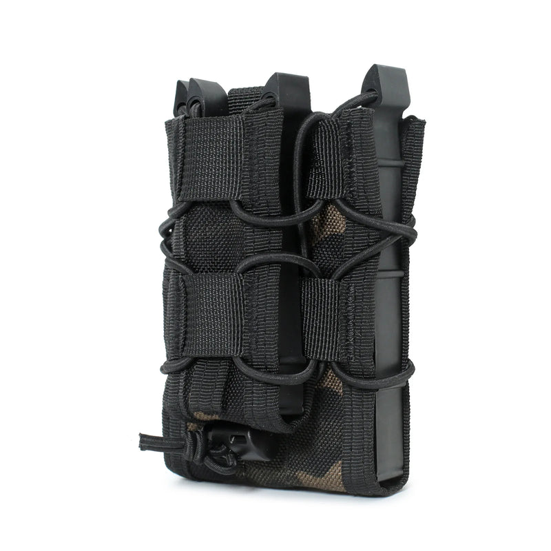 Porte-Chargeur MOLLE Double pour Fusil 5,56 mm et Pistolet 9 mm, Nylon 1000D, vue 8