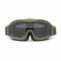 Lunettes Masque Tactiques Monture Noire, Sable ou Verte, Verre au Choix, vue 12