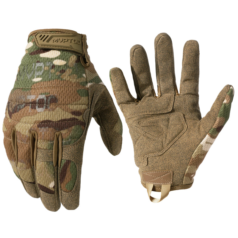 Gants Tactiques Écran Tactile à Paume Renforcée et Poignet Réglable, 4 Coloris, vue 7
