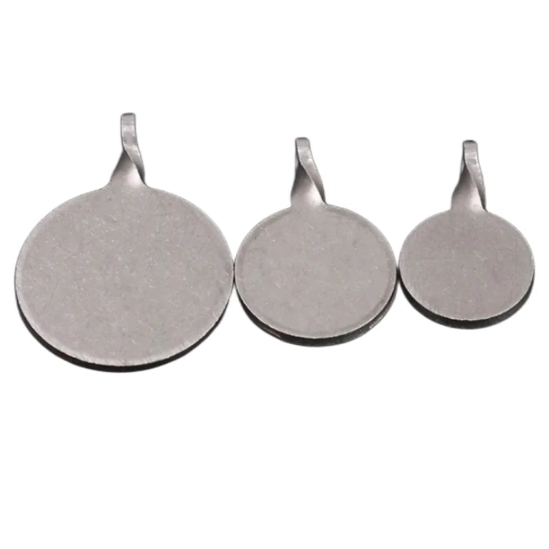 Cible Métallique Ronde en Acier Inoxydable, Plaque de 2, 3 ou 4 cm, ou Lot de 3