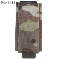 Porte-Chargeur Pistolet Simple 9 mm ou 1911, Nylon, MOLLE et Ceinture, vue 15