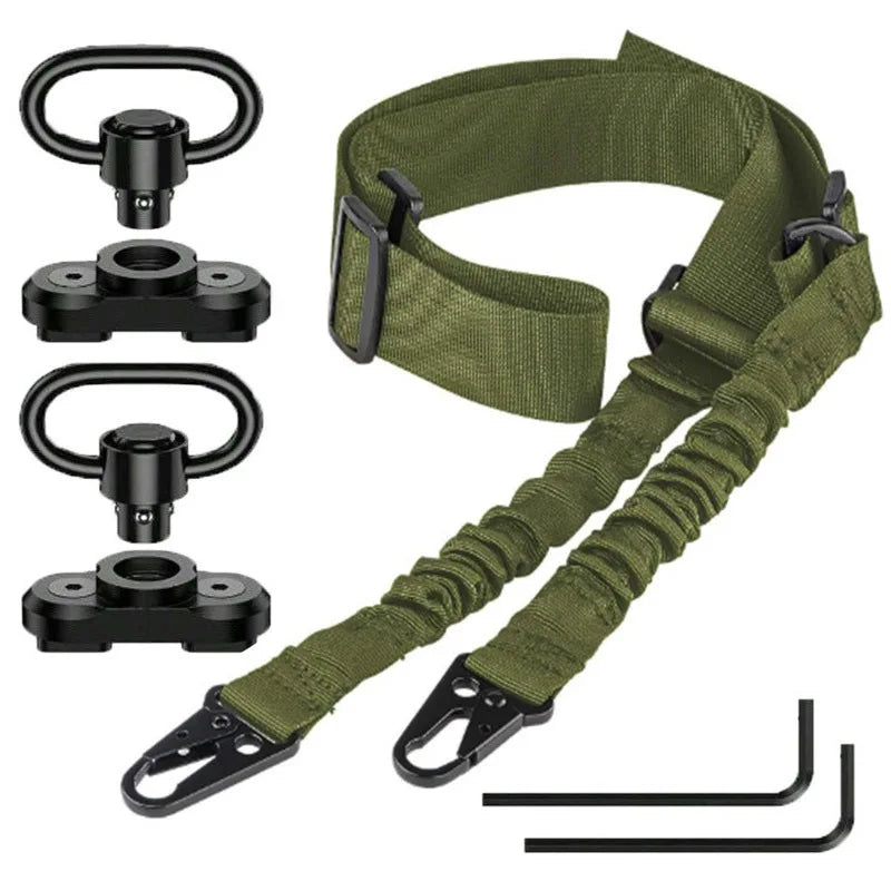 Bretelle de Fusil 2 Points à Crochets, Épaulière ou Anneaux en Option, vue 9