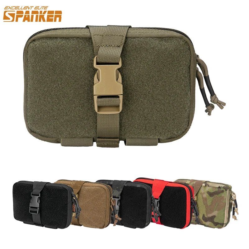 Pochette Utilitaire MOLLE à Sangle et Boucle en Nylon, 18 x 12 x 4 cm, Panneau Auto-Agrippant, 6 Coloris, vue 12