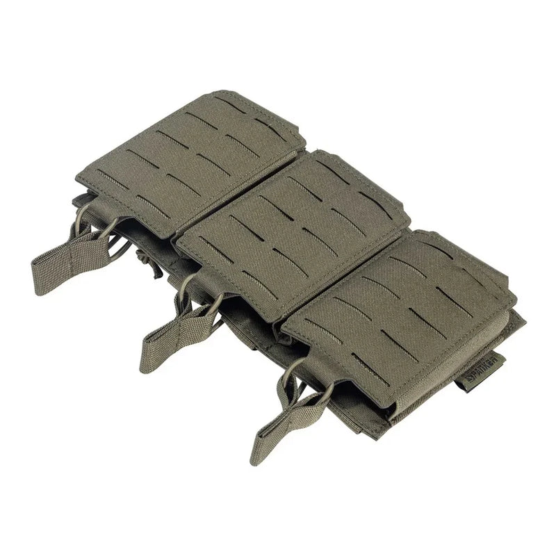 Porte-Chargeurs Triple MOLLE en Nylon pour Fusil, Découpe Laser, vue 4
