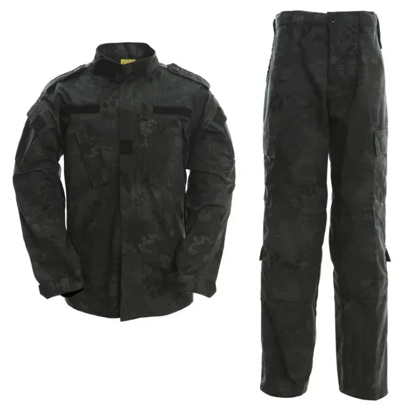 Tenue Airsoft Complète, Veste et Pantalon de Camouflage, 15 Coloris, XS à XXL, vue 3