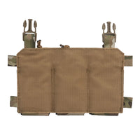 Porte-Chargeurs Triple Panneau Frontal pour Gilet Porte-Plaques, Nylon, 25 x 16 cm, vue 3