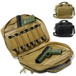 Sac de Tir pour Pistolet en Toile Oxford, 34 x 24 x 12 cm, Poches Chargeurs et MOLLE