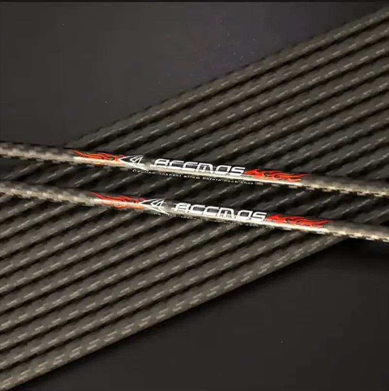 Tubes de Flèches Carbone Tissage 3K, Diamètre Intérieur 6,2 mm, Spine 200 à 600, Lot de 6, 12 ou 18, vue 4