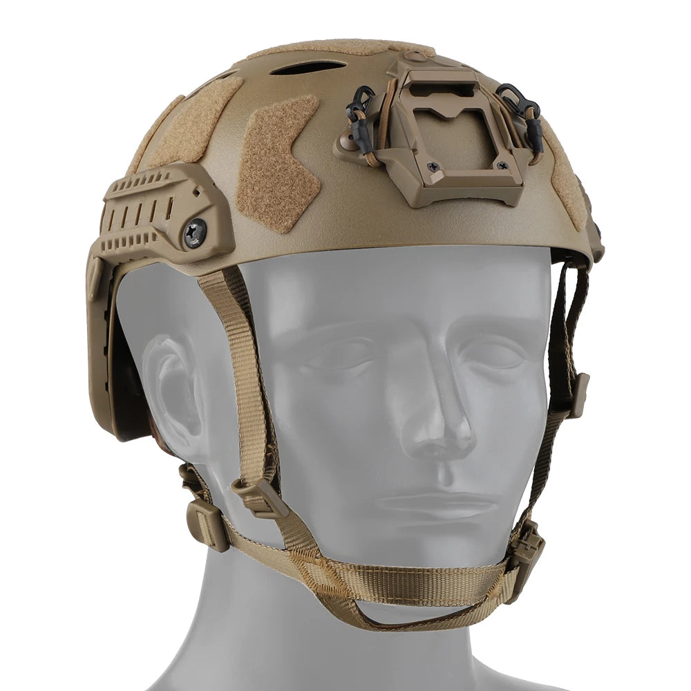 Casque Airsoft Super Haute Coupe ABS, 480 g, Tour de Tête 52-62 cm