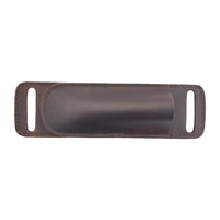 Étui Couteau Pliant en Cuir de Vachette, Port Horizontal à la Ceinture, 17,5 x 5 cm, 4 Coloris, vue 9