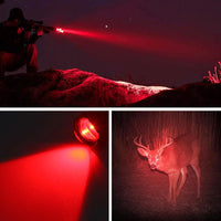 Lampe Tactique LED à Zoom de 223 mm, Lumière Blanche, Rouge ou Verte, vue 3