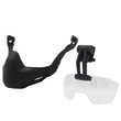 Demi-Masque Airsoft ABS pour Casque FAST, avec ou sans Lunettes Rabattables