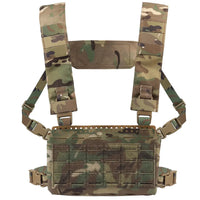 Gilet Tactique Micro Chest Rig à Découpe Laser MOLLE avec Triple Porte-Chargeur, vue 2
