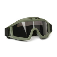 Lunettes de Protection Tactiques Anti-Buée, 1 ou 3 Verres, Noir, Vert ou Sable, vue 7