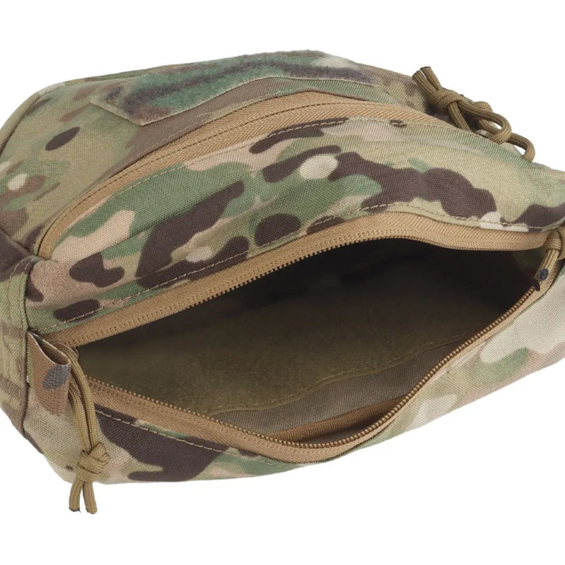 Pochette Ventrale pour Gilet Tactique, Nylon 500D, Fixation Auto-Agrippante, 5 Coloris, vue 5