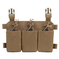 Porte-Chargeurs Triple Panneau Frontal pour Gilet Porte-Plaques, Nylon, 25 x 16 cm, vue 8