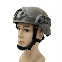 Casque Airsoft Tactique ABS Réglable 56-60 cm avec Rails Latéraux, vue 9
