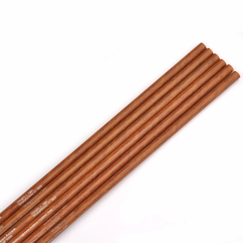 Tubes de Flèches Carbone Aspect Bois, Diamètre Intérieur 6,2 mm, Spine 300 à 900, Lot de 12, vue 2
