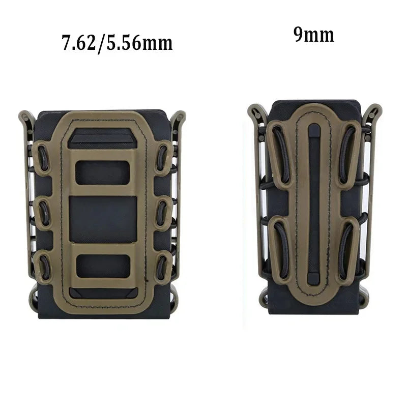 Lot de 2 Porte-Chargeurs MOLLE Fusil 5,56/7,62 mm et Pistolet 9 mm, vue 2