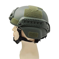 Casque Airsoft Tactique ABS Réglable 56-60 cm avec Rails Latéraux, vue 6
