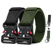 Ceinture Tactique Nylon à Boucle Métal Démontage Rapide, 3,8 cm, avec Mousqueton, vue 16