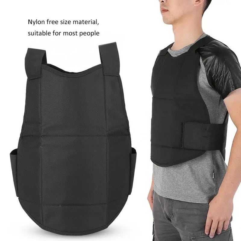 Gilet Tactique Souple en Nylon Noir, Taille Unique, pour Tir à l'Arc et Plein Air, vue 2