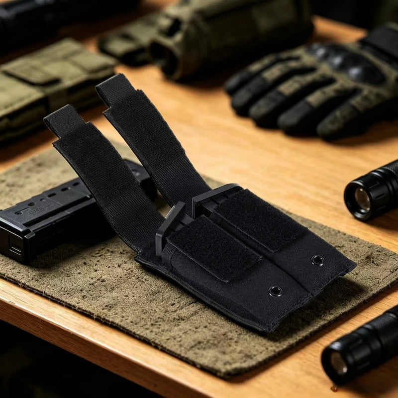 Porte-Chargeur Double MOLLE en Nylon pour Pistolet 9 mm et .40, vue 3