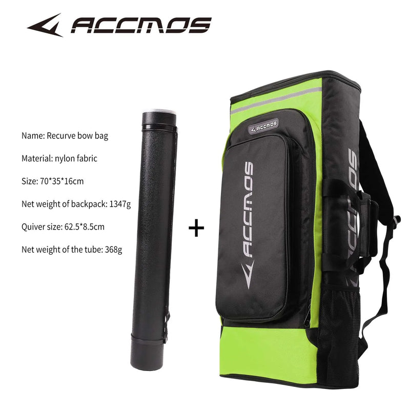 Sac à Dos pour Arc Recurve en Nylon 70 x 35 x 16 cm, avec ou sans Tube à Flèches, 7 Coloris, vue 14