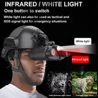 Jumelles de Vision Nocturne 4K à Fixer sur Casque ou Bandeau, Écran 8,9 cm, vue 3